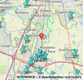 Mappa Via Michele Saponaro, 20142 Milano MI, Italia (3.3095)