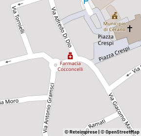 Mappa Piazza Libertà, 28065 Cerano NO, Italia (0.04231)