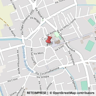 Mappa Piazza Libertà, 24, 28065 Cerano, Novara (Piemonte)