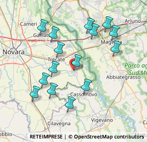 Mappa Via Scotti, 28065 Cerano NO, Italia (7.57867)