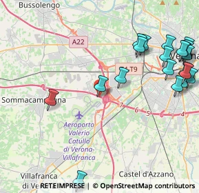 Mappa E70, 37066 Sommacampagna VR, Italia (5.4925)