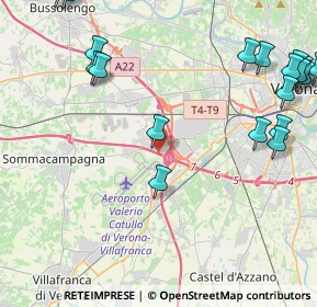 Mappa E70, 37066 Sommacampagna VR, Italia (6.088)