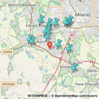 Mappa Via della Resistenza, 20090 Assago MI, Italia (3.564)