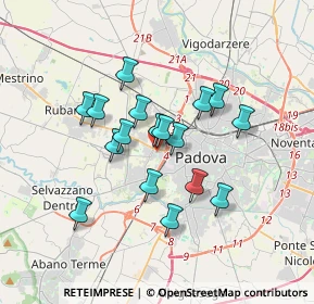 Mappa Via Giovanni Boaga, 35136 Padova PD, Italia (2.80059)