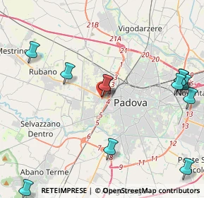 Mappa Via Giovanni Boaga, 35136 Padova PD, Italia (5.50923)