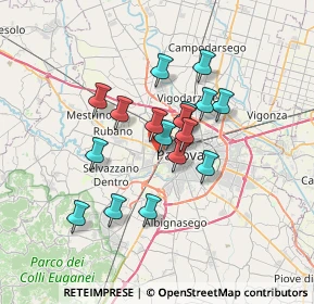 Mappa Via Nicolò Tartaglia, 35139 Padova PD, Italia (5.28176)