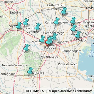 Mappa Via Nicolò Tartaglia, 35139 Padova PD, Italia (16.34733)