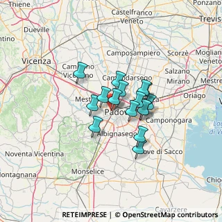 Mappa Via Nicolò Tartaglia, 35139 Padova PD, Italia (8.575)