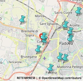 Mappa Via Nicolò Tartaglia, 35139 Padova PD, Italia (2.21818)