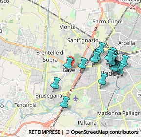 Mappa Via Nicolò Tartaglia, 35139 Padova PD, Italia (1.918)