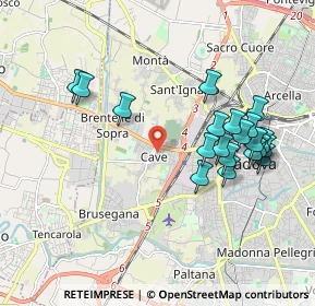 Mappa Via Nicolò Tartaglia, 35139 Padova PD, Italia (1.959)