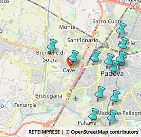 Mappa Via Nicolò Tartaglia, 35139 Padova PD, Italia (2.37)
