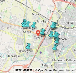 Mappa Via Nicolò Tartaglia, 35139 Padova PD, Italia (1.47867)