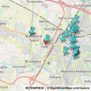 Mappa Via Nicolò Tartaglia, 35139 Padova PD, Italia (2.40684)