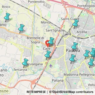 Mappa Via Nicolò Tartaglia, 35139 Padova PD, Italia (2.9425)