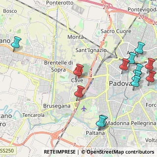 Mappa Via Nicolò Tartaglia, 35139 Padova PD, Italia (2.83385)