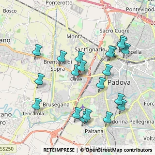 Mappa Via Nicolò Tartaglia, 35139 Padova PD, Italia (2.106)