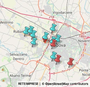 Mappa Via Nicolò Tartaglia, 35139 Padova PD, Italia (2.65)