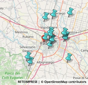 Mappa Via delle Melette, 35138 Padova PD, Italia (5.95412)