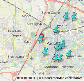 Mappa Via delle Melette, 35138 Padova PD, Italia (2.03818)