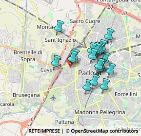 Mappa Via delle Melette, 35138 Padova PD, Italia (1.492)