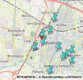 Mappa Via delle Melette, 35138 Padova PD, Italia (1.94583)