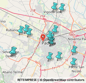 Mappa Via delle Melette, 35138 Padova PD, Italia (3.97125)