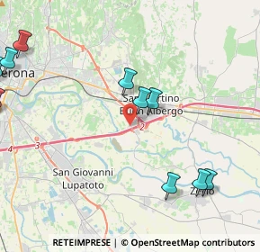 Mappa Via Paolo Caliari, 37036 San Martino Buon Albergo VR, Italia (5.64455)