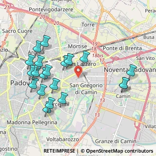 Mappa Via Giovanni Savelli, 35129 Padova PD, Italia (2.175)