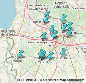 Mappa Via Circonvallazione Europa, 37066 Verona VR, Italia (6.82588)