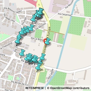 Mappa Via Circonvallazione Europa, 37066 Verona VR, Italia (0.28148)