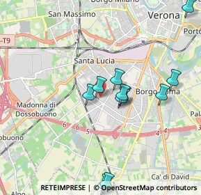 Mappa Via Salisburgo, 37136 Verona VR, Italia (1.89545)