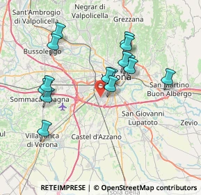 Mappa Via Salisburgo, 37136 Verona VR, Italia (6.84333)