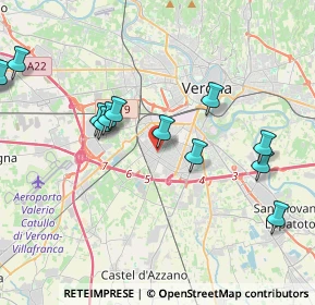 Mappa Via Salisburgo, 37136 Verona VR, Italia (4.82286)