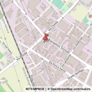Mappa Via Evangelista Torricelli, 39, 37136 Verona, Verona (Veneto)