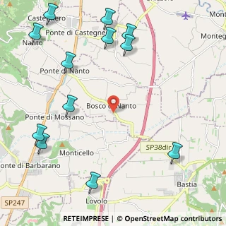 Mappa Via Chiesa, 36024 Nanto VI, Italia (3.06846)