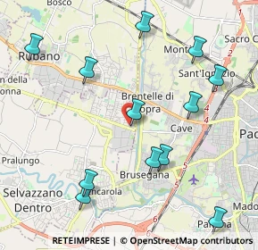 Mappa Via Vincenzo Gioberti, 35030 Caselle PD, Italia (2.3475)