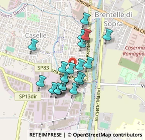 Mappa Via Vincenzo Gioberti, 35030 Caselle PD, Italia (0.3545)