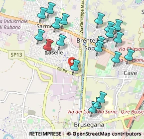 Mappa Via Vincenzo Gioberti, 35030 Caselle PD, Italia (1.14)