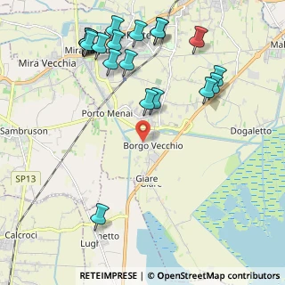 Mappa Via Maestri del Lavoro, 30034 Mira VE, Italia (2.6025)