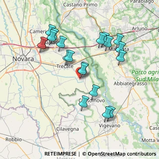 Mappa Via Izzano, 28065 Cerano NO, Italia (7.7155)