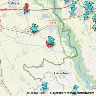 Mappa Via Izzano, 28065 Cerano NO, Italia (7.27)