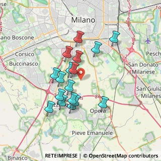 Mappa 20090 Rozzano MI, Italia (3.07824)