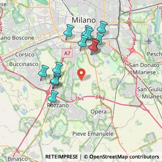 Mappa 20090 Rozzano MI, Italia (3.69308)