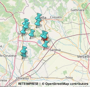Mappa Via Ivrea, 13881 Cavaglià BI, Italia (12.34091)