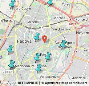 Mappa Via Giuseppe Orus, 35131 Padova PD, Italia (2.83273)