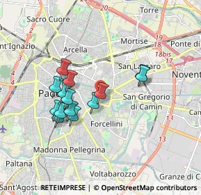 Mappa Via Giuseppe Orus, 35131 Padova PD, Italia (1.52643)