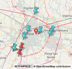 Mappa Via Giuseppe Orus, 35131 Padova PD, Italia (4.41818)