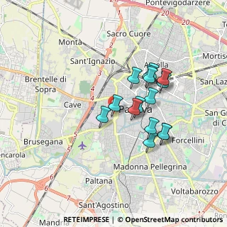 Mappa Via Milazzo, 35139 Padova PD, Italia (1.43333)