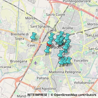 Mappa Via Milazzo, 35139 Padova PD, Italia (1.19667)